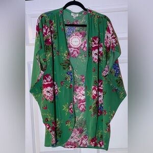 Umgee Open Front Floral Kimono
